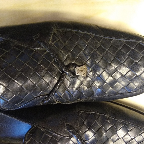 Black Leather Worthington Slides Size 9 - Picture 4 of 5